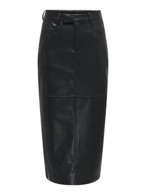 Only Onlverona Faux Leather Long Skirt Cc Otw 4778142 Black