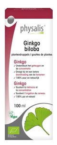 Physalis Ginkgo Biloba Plantendruppels Bio