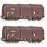 Roco 6600132 H0 2-delige set telescoopduimwagens van de ÖBB