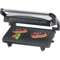Clatronic MG 3519 Elektrisch Contactgrill Zwart, RVS