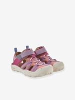 Trekkingsandalen voor meisjes met teenbescherming SALAMA FINKID framboos