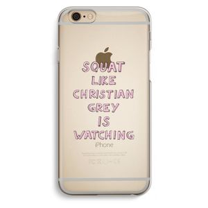 Christian Grey: iPhone 6 / 6S Transparant Hoesje