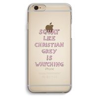 Christian Grey: iPhone 6 / 6S Transparant Hoesje Christian Grey: iPhone 6 / 6S Transparant Hoesje