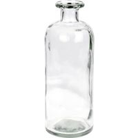 1x Glazen vaas/vazen 1,5 liter van 10 x 30 cm   -