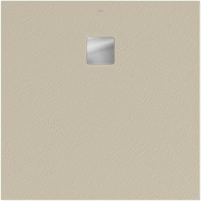 Villeroy & Boch Excello douchevloer - 100x100cm - polyurethaan/acryl Nature Creme uda1010exc1v-2n