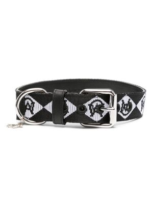 Moncler x Poldo collier pour chien à motif monogramé - Noir