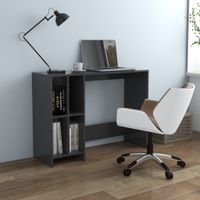 Bureau 102,5x35x75 cm spaanplaat grijs