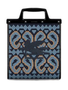 ETRO sac cabas Love Trotter médium - Bleu