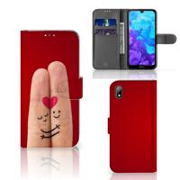 Huawei Y5 (2019) | Wallet Case | met Pasjes | Liefde - Origineel Romantisch Cadeau