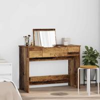 Plafondtafel met lade Oud hout 100 x 45 x 76 cm Bewerkt hout