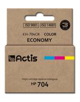 Actis KH-704CR inkt (vervanging HP 704 CN693AE; Standaard; 9 ml; kleur)