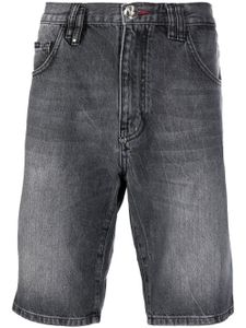 Philipp Plein bermuda en jean - Gris