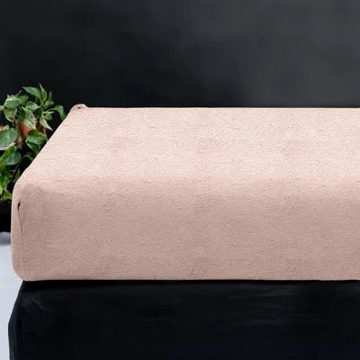 Sleeptime Teddy hoeslaken Roze 160 x 200 cm