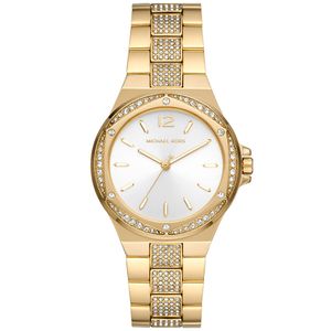 Michael Kors MK7361 Horloge Lennox staal goudkleurig-wit 37 mm