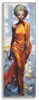 SCHILDERIJ MET LIJST DAPHNE -B- CM 52X4,5X152