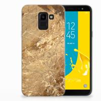 Samsung Galaxy J6 2018 | TPU | Siliconen hoesje | Marmer Creme