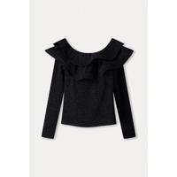 Pom Amsterdam - Zwart | Dames | Top | Zwart | 46 | regular | Kamst mode