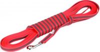 Lange lijn hond - Antislip - 14mm x 10m - Rood