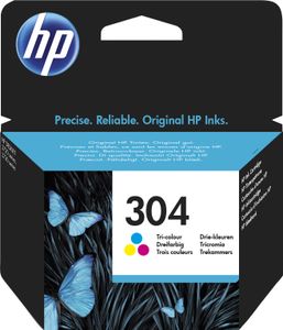 HP 304 originele drie-kleuren inktcartridge