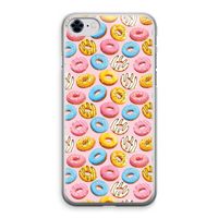 Pink donuts: iPhone 8 Transparant Hoesje