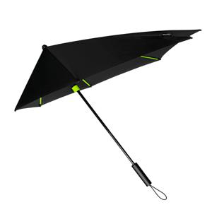 STORMaxi storm paraplu frame windproof - zwart/groen - 100 cm - Stormproof paraplu