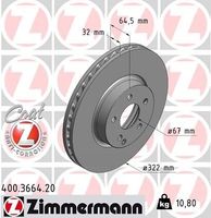 Remschijf Coat Z 400366420