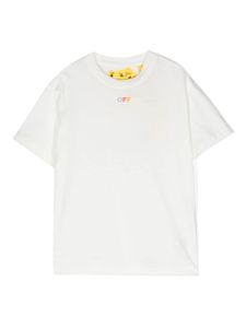 Off-White Kids t-shirt en coton à logo imprimé - Blanc