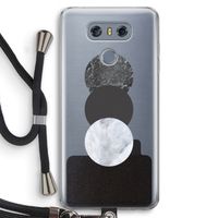 Marmeren cirkels: LG G6 Transparant Hoesje met koord