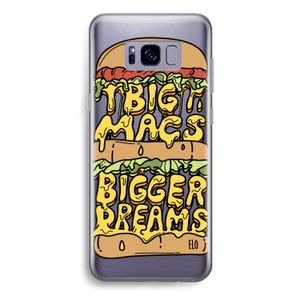 Big Macs Bigger Dreams: Samsung Galaxy S8 Plus Transparant Hoesje