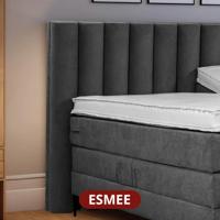2dekans Hoofdbord Esmee 180 x 130 x 8 Antraciet [Niet in originele verpakking]