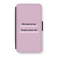 gij zijt ook iemand: iPhone XS Flip Hoesje