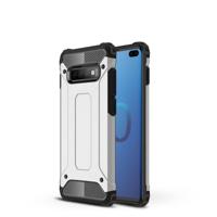 Magic Armor TPU + PC combinatie Case voor Galaxy S10 PLUS (zilver)
