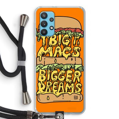 Big Macs Bigger Dreams: Samsung Galaxy A32 4G Transparant Hoesje met koord