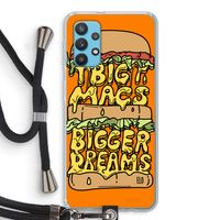 Big Macs Bigger Dreams: Samsung Galaxy A32 4G Transparant Hoesje met koord