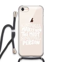 The prettiest: iPhone 8 Transparant Hoesje met koord The prettiest: iPhone 8 Transparant Hoesje met koord