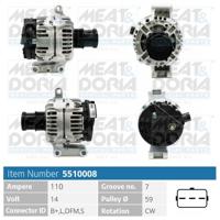 Meat Doria Alternator/Dynamo 5510008 - thumbnail