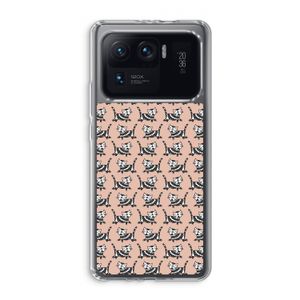 Zwarte poes: Xiaomi Mi 11 Ultra Transparant Hoesje