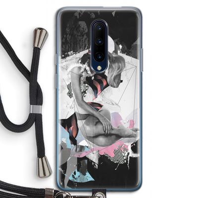 Camouflage de sommeil: OnePlus 7 Pro Transparant Hoesje met koord