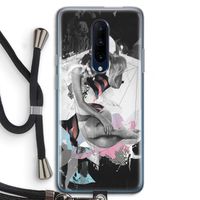 Camouflage de sommeil: OnePlus 7 Pro Transparant Hoesje met koord