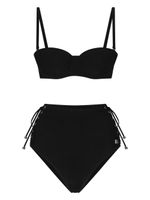 Dolce & Gabbana haut de bikini à logo - Noir - thumbnail