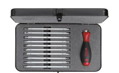 Wiha 281B11 Schroevendraaier met wisselschachtenset SYSTEM 6 assorti 12-delig incl. box - 00623