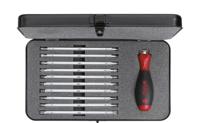 Wiha 281B11 Schroevendraaier met wisselschachtenset SYSTEM 6 assorti 12-delig incl. box - 00623