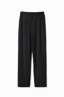Wide leg sportbroek - BLACK - XL
