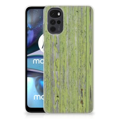 Motorola Moto G22 | Bumper Hoesje | Green Wood