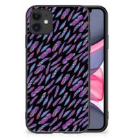 iPhone 11 Back Case Feathers Color