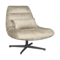LABEL51 Draaifauteuil 'Nox' Elegance stof, kleur Beige