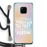 The prettiest: Huawei Mate 20 Pro Transparant Hoesje met koord