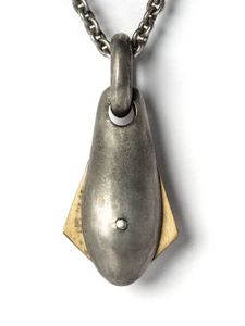 Parts of Four collier Chrysalis à détail de chaîne - Argent