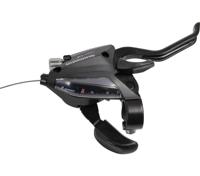 Shimano versteller (rechts) met remhendel 7 speed st-ef500 2 vingers zwart (werkplaatsverpakking)
