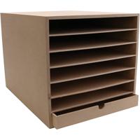 Creativ Company Papier opslag unit, h: 32 cm, d: 45 cm, b: 32 cm, a3, 1 stuk